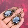 Shungite earring copper wire wrapped earring handmade gemstone earring beautiful copper jewelry drop earring wedding gifts designer earring