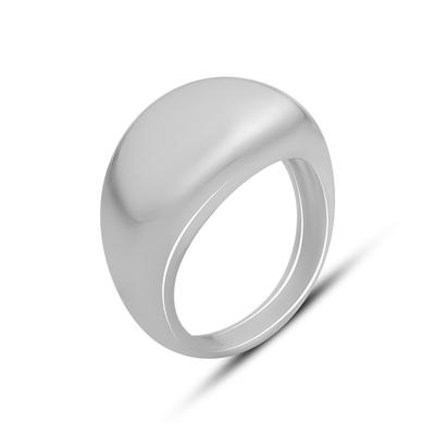 Silver Ring Without Stones, Product Weight 5.78 G (2175698)