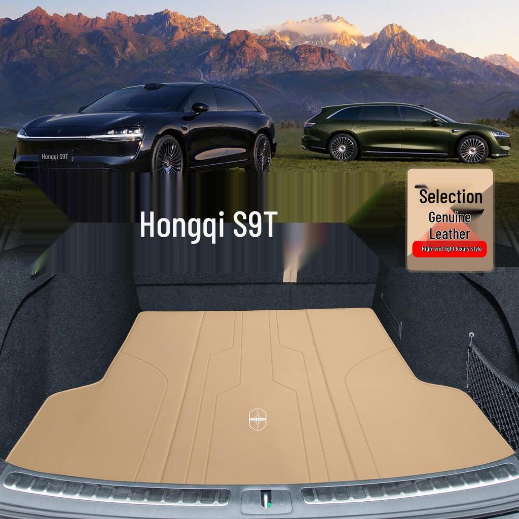 Trunk and Tailgate Mats for 2025 Honda Enjoy S9T Shooting Brake Touring Edition, Range-Extended Electric Vehicle, Genuine Leather.