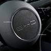 Für BYD Atto 1 3 Dolphin Yuan Plus 2023 Auto Lenkrad Mittelaufkleber Wildleder Lederbezug Auto Zubehör