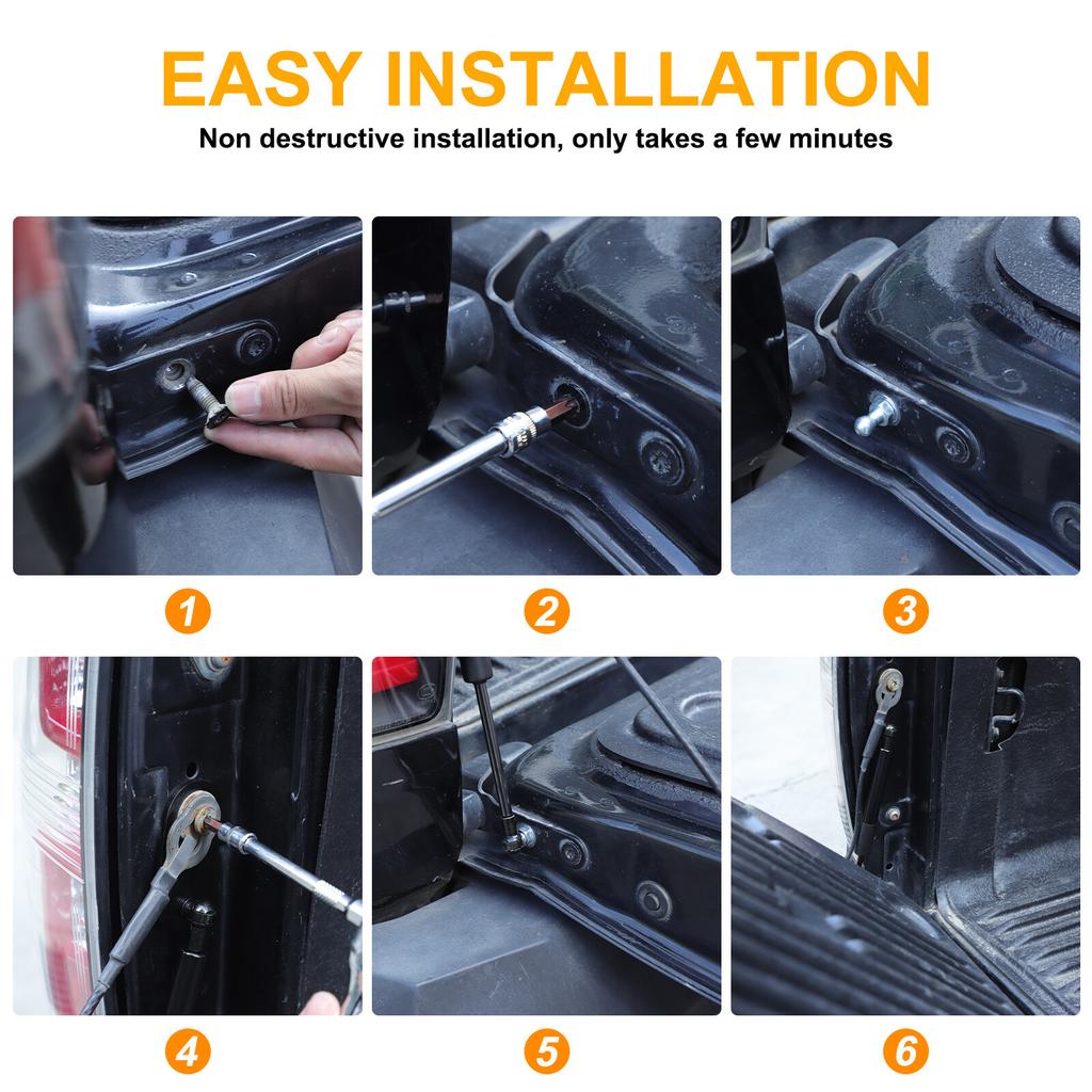 Car Rear Trunk Hydraulic Lift Support Assist Rod For Toyota Tundra 2007-