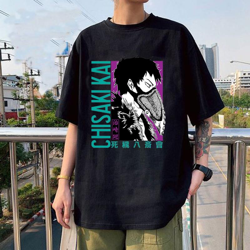 Fashion Anime Chisaki Kai Printed Short Sleeve Anime Chisaki Kai T-Shirt For Women Summer Casual T-Shirts Creative Tops