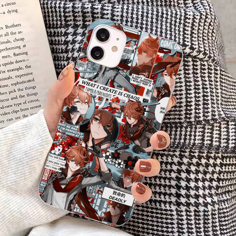 

Genshin Impact Phone Case for iphone 13 8 7 6S Plus X 5S SE 2020 XR 11 12 mini pro XS MAX iphone SE 2020