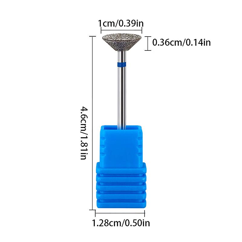 Diamond/Stainless Steel Professional Ceramic Nail Drill Bit Set Electric Manicure Nail File Bit For Acrylic Gel Nails And Cuticl