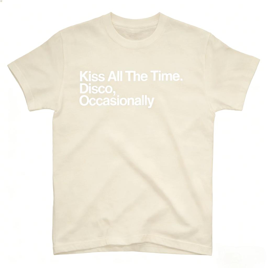 Kiss All The Time Disco Occasionally Harry Styles Album Unisex cotton Shirt Summer O-Neck Short Sleeve Tshirt