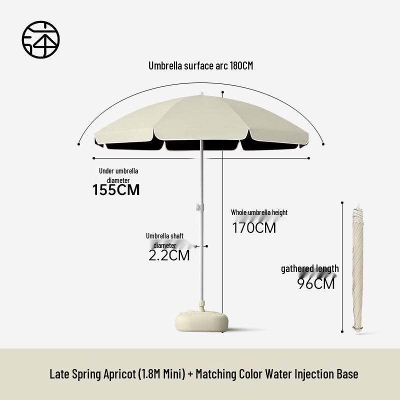 Large Outdoor Sunshade Commercial Stall Umbrella