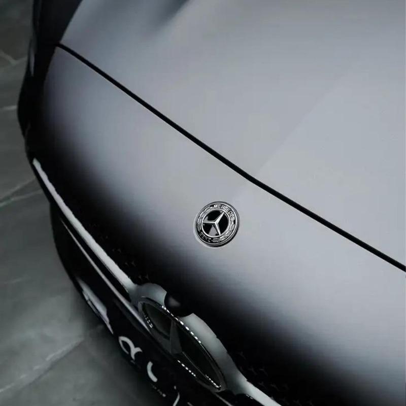 1 Pezzo 42mm 3D Metallo Auto Emblema Cofano Anteriore Etichetta Cofano Distintivo Per Mercedes Benz W203 W204 W205 W206 W212 W213 W222 W223 Styling