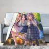 Umamusume Pretty Derby Anime Blankets Velvet All Season   Multifunction Super Soft Throw Blanket for Bed Office Bedspreads