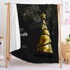 Flannel Blanket Christmas Day Blanket European And American Blanket Digital Printing Universal In All Seasons