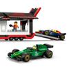 LEGO City RB20 AMR24 Race Car and Truck Toy Birthday Present Block Boys Girls Children 8 Years Old 9 Years Old 10 Years Old Elementary School Student