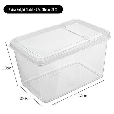Handun Flip-Top Plastic Refrigerator Storage Container