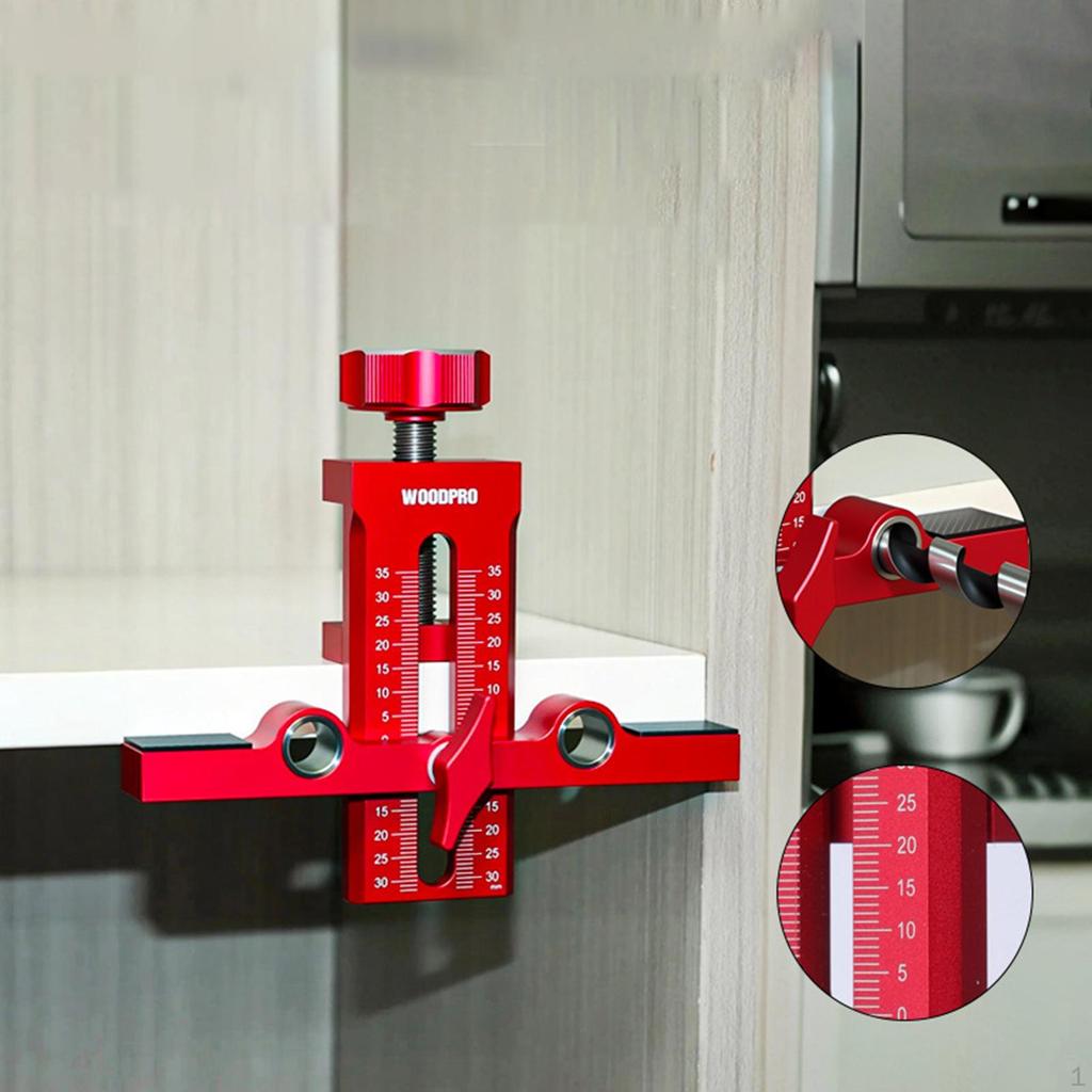 Cabinet Door Mounting Jig Auxiliary Tool, Installation Positioning Tool for Home