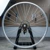 Single Speed Bicycle Rear Wheel Rim 26 Inch Metal Spoke Complete Assembly