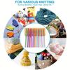 8Pcs Metal Handle Crochet Hook Colorful Aluminum Knitting Needles Single Head Crochet Knitting Yarn Crafts DIY Apparel Needles