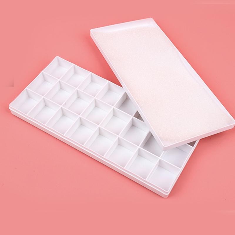 Aquarellfarben Palette Box 24 Vertiefungen 36 Vertiefungen Reisefarbkasten Farbmischpalette mit auslaufsicherem Deckel für Künstler Studenten