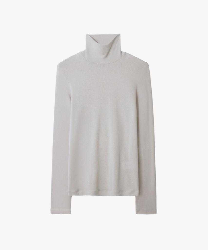 JOLI FINI Silky Whisper Turtleneck_Gray Beige