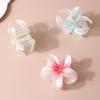 Pearl Flower Gradient Hair Clip - European & American Fashion Shark Clip
