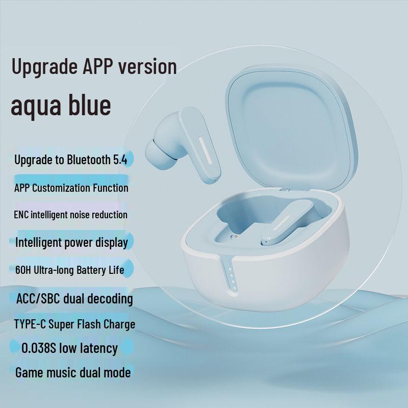 2025 Wireless Bluetooth Earbuds: Sports & Gaming, Long Battery, Low Latency, For Men & Women Students