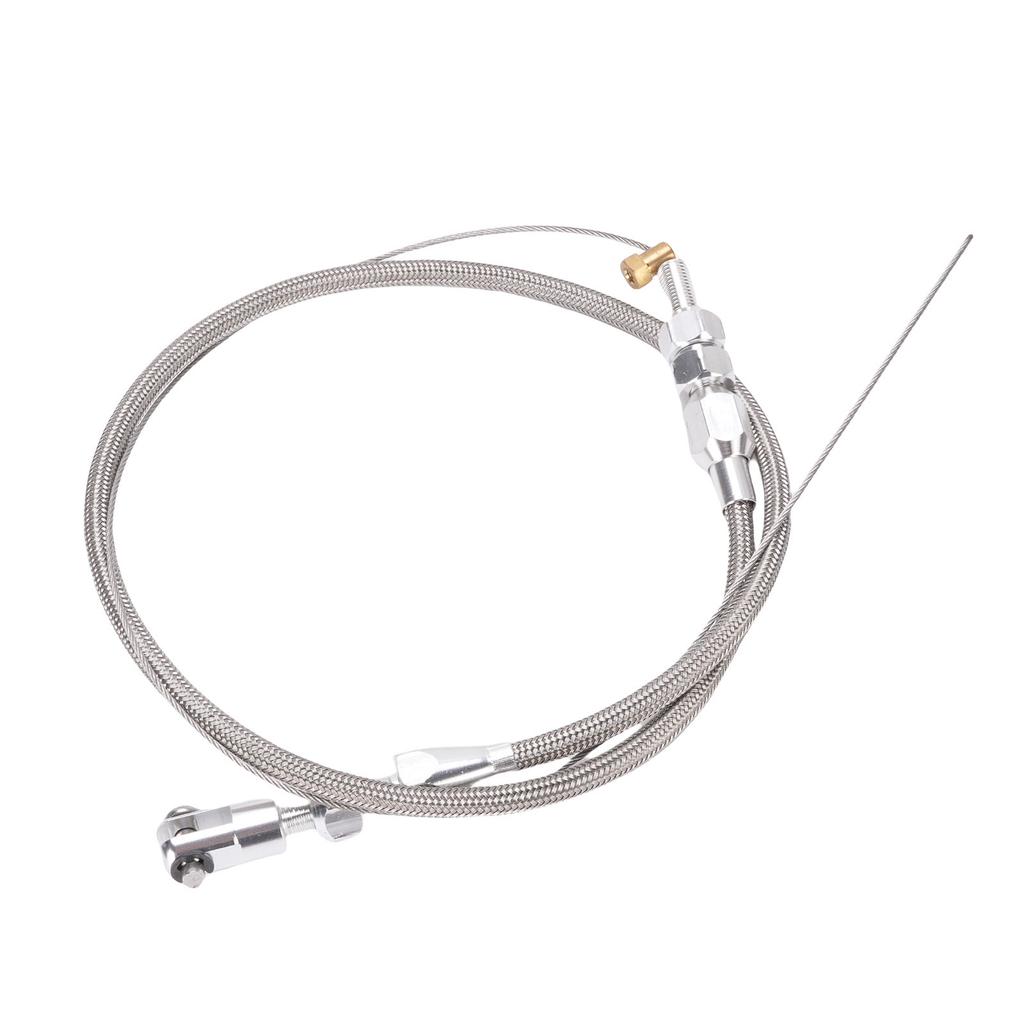 Throttle Cable Stainless Steel Adjustable High Strength Rustproof Universal Fit for Most Accelerator Pedals