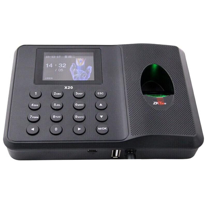 

ZKTECO X20 Fingerprint Attendance System CN plug (adapter included)
