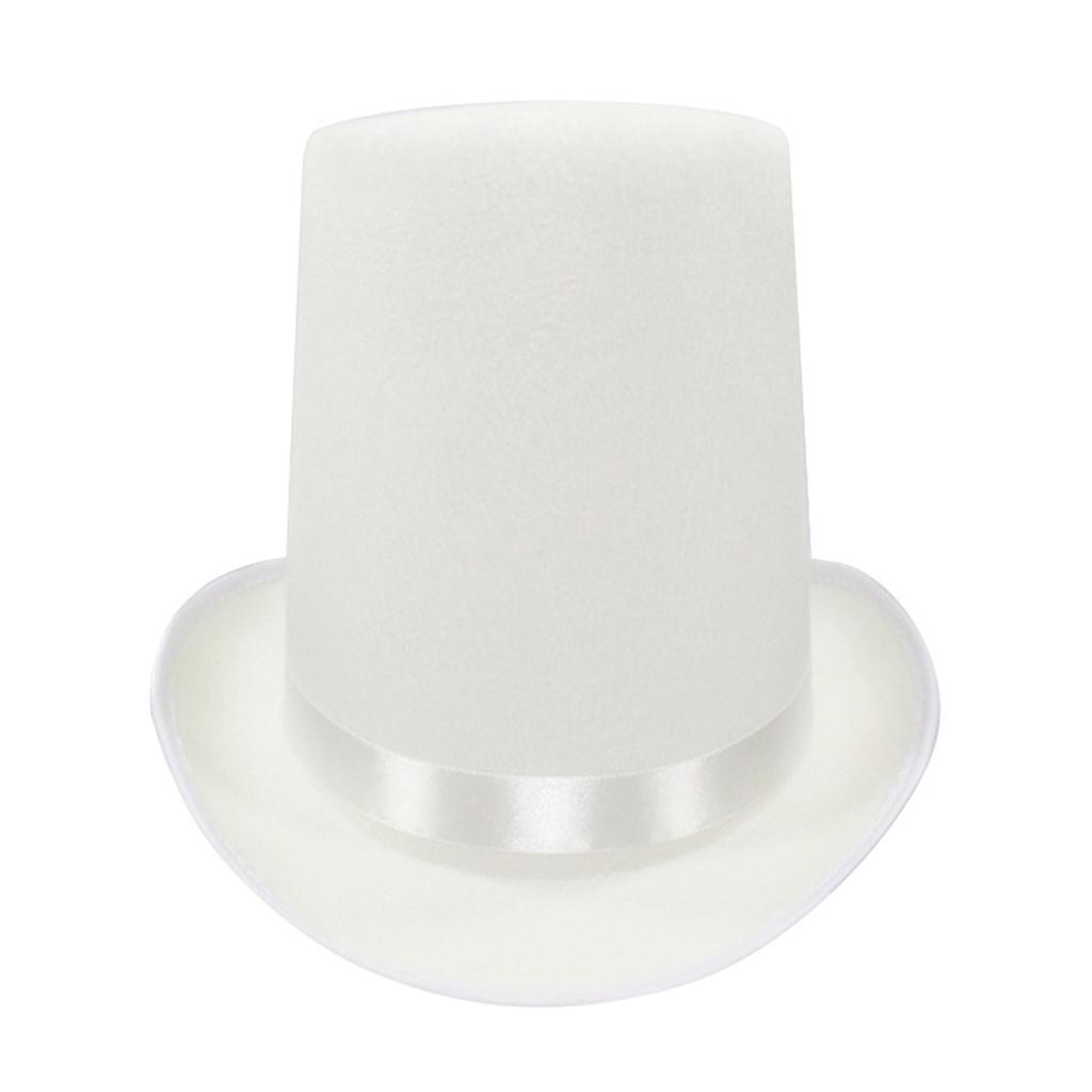 White Fedora Western Short Brim Hat Cap for Women Men Photo Props Western Fedora for Men Women Unisex Wear