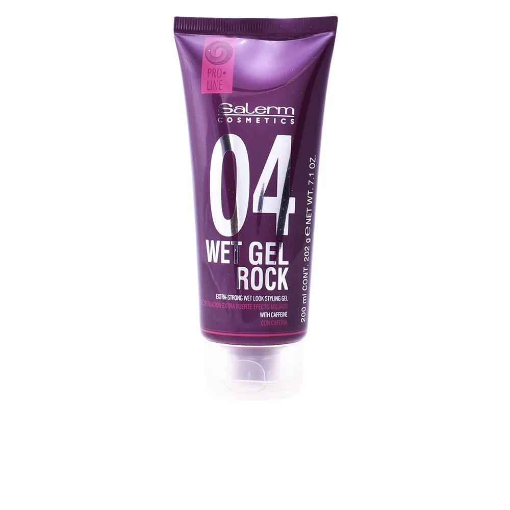 Salerm Cosmetics Wet Gel Rock Extra starkes Wet-Look-Styling-Gel, 200 ml