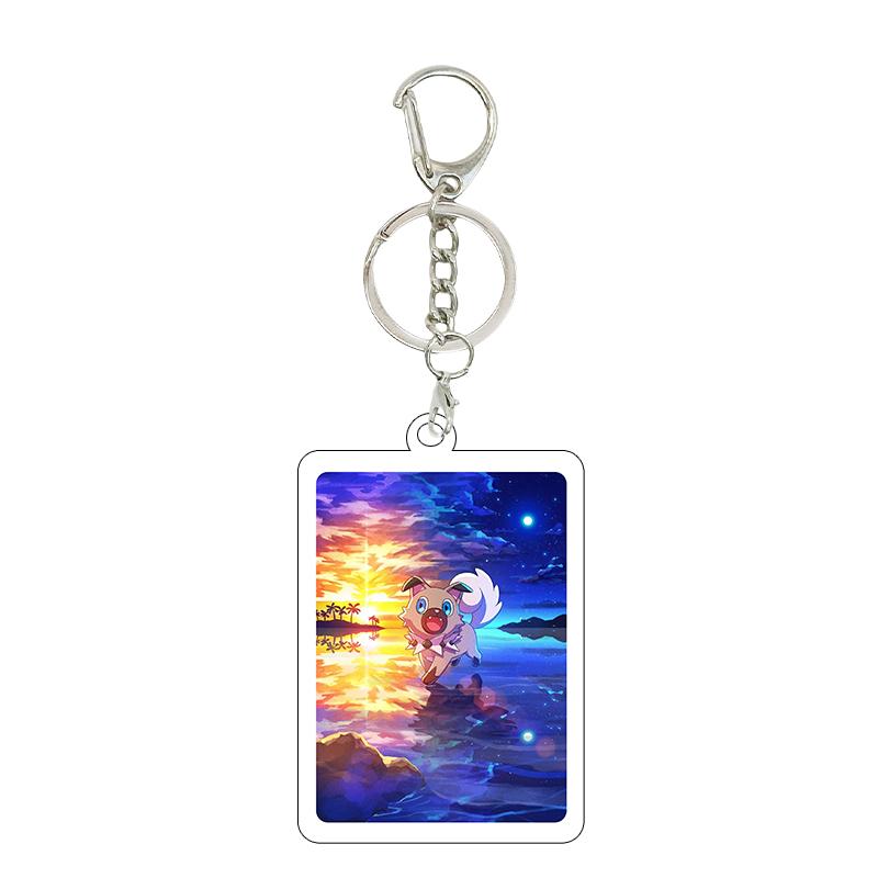 1pc Anime Charizard Mewtwo Gardevoir Cartoon Cool Game Characters Self Made Acrylic Keychain 5cm Pendant Decor Gifts Wholesale