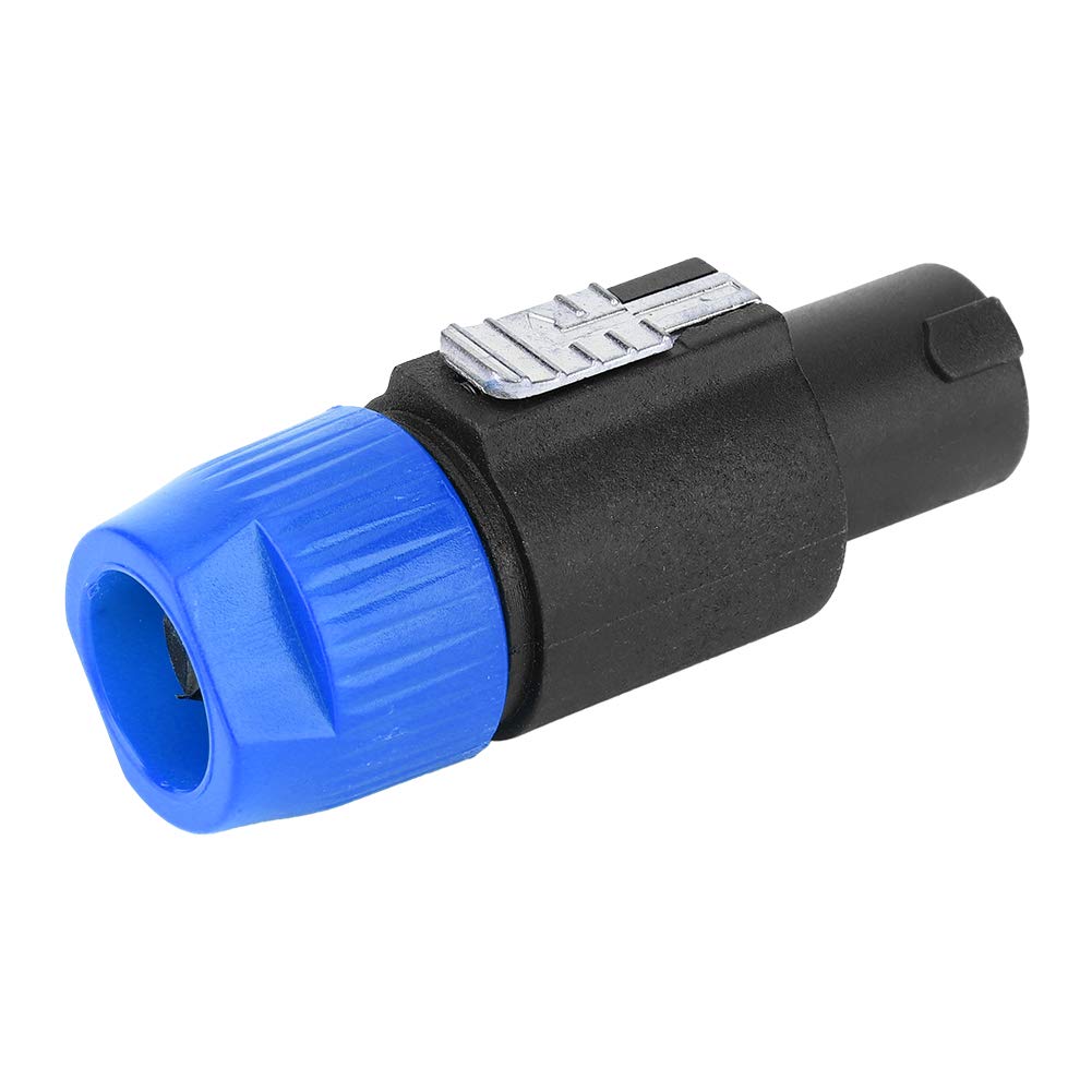 Fydun 10PCS C NL4FC Audio Speaker Connector, 4 Pin Speakon Plug, Blue