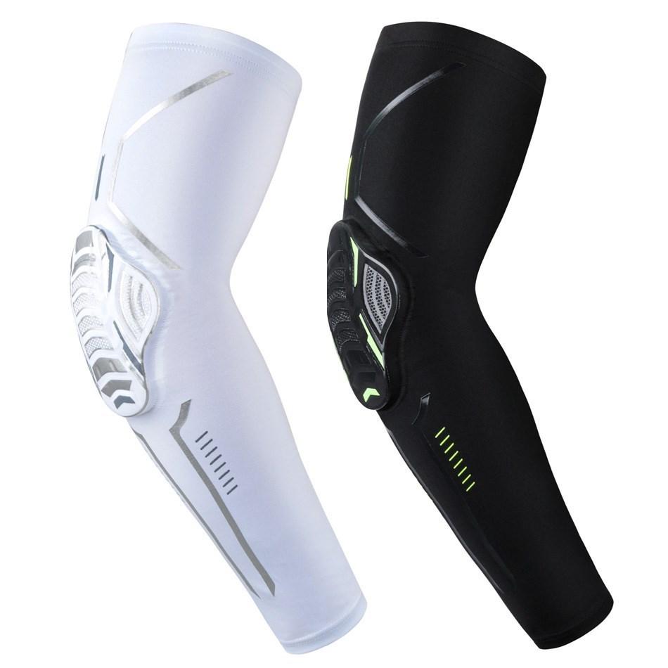 2PCS Basketball Elbow Pads Compression Volleyball Sleeves Protector Fitness Gear Fitness Activities Training Support Brac Practical Use