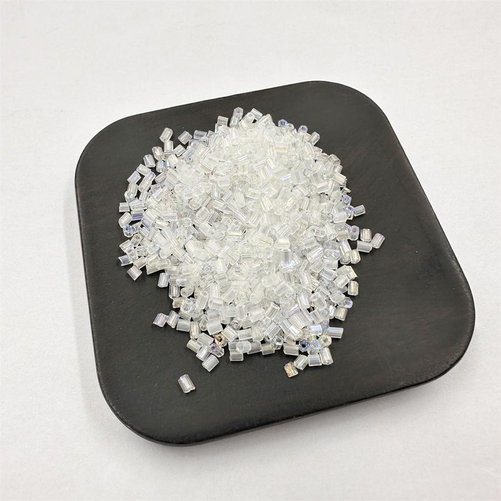 1000Pcs 2mm Bead Bracelet Beading Chain Beads Glass Tube