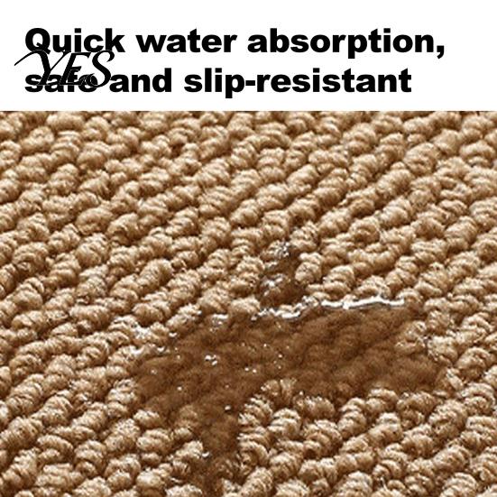 Anti Slip Floor Mat Bay Window Mat, Solid Color Bedroom Rug, Washable Anti-Slip Wooden Safe Sill for Living Room Carpet Hardwood