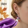 Hypoallergenic Earrings for Sensitive Ears 1 Pair Mexico Day of The Dead Women, Acrylic Unique Holiday Party Wear Flower Ghost Dangle Drop Halloween