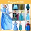 Kids Girls Elsa Fancy Dress Costume Princess Anna Party Dresses Cosplay Outfits