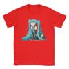 Hatsunes Mikus Manga TShirt Men Women Anime  Awesome Pure Cotton Tee Shirt Round Neck Short Sleeve T Shirt Plus Size Tops