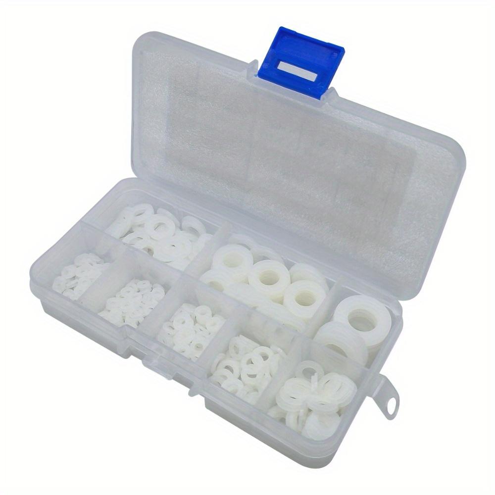 

500Pcs White Nylon Plastic Washer Set - Flat Washer M2-M10 Plastic Washer Round Nylon Plastic Washer 500pcs