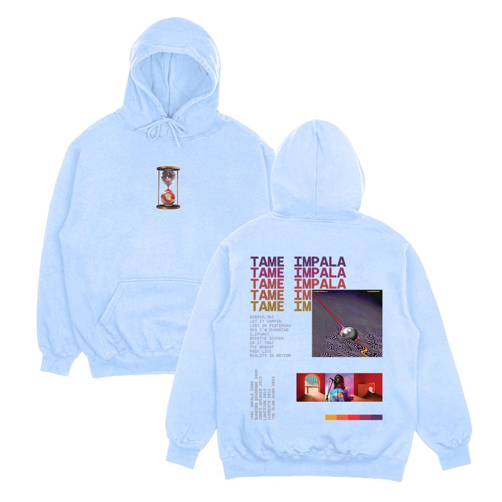 

Худи Tame Impala, поп-рок группа, графическая одежда Tame Impala Currents, мужская, женская, с длинным рукавом, уличная одежда, повседневный пуловер L