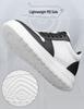 Men's 8cm Invisible Height Increasing Shoes - Breathable White Outdoor Sports & Casual Sneakers