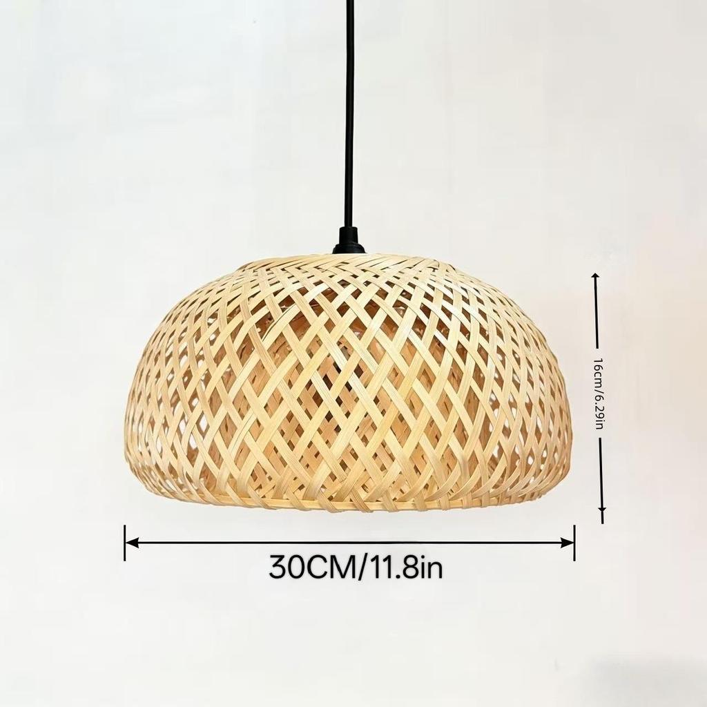 Zen Bamboo Art Pendant Lamp: Chinese, Japanese, Southeast Asian Style for Tea Rooms & B&Bs