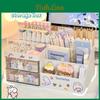 Cosmetic Box Storage Desktop Organizer Drawer Office Storage Rack Stationery Desk Pen Holder Bunny Drawer Organizer Cute Kawaii