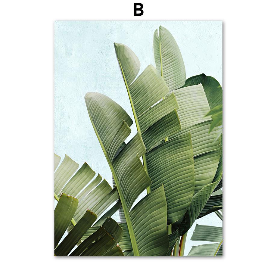 Strand Banane Palm Blatt Hängematte Ananas Karibik Nordic Poster Wand Kunstdruck Leinwand Malerei Dekor Bild Wohnzimmer RoomCuadros