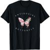 Anti-Social Colorful Butterfly Trendy Sarcastic Introvert T-Shirt