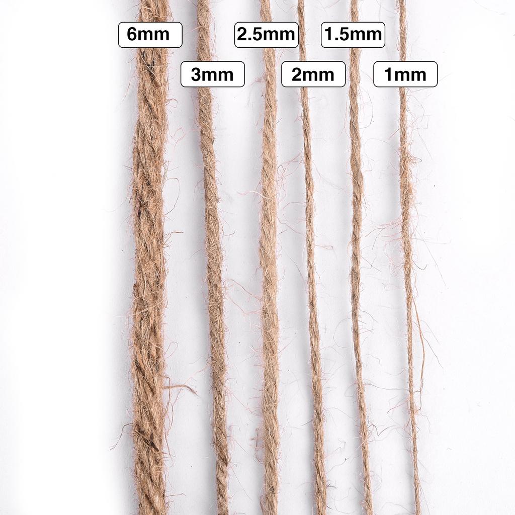 Natural Jute Ribbon Crafts Bows Vintage Rope Jute Cord Sewing DIY Thread Twine Bulk Handmade Party Wedding Christmas Decoration