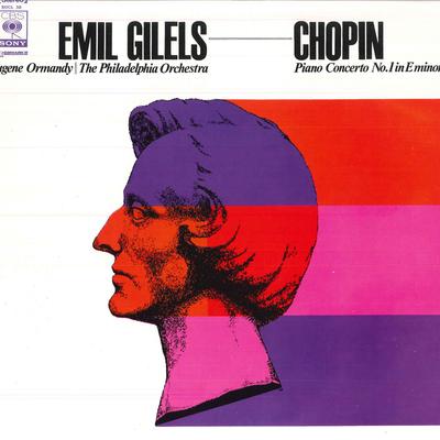 LP Record EMIL GILELS, EUGENE ORMANDY, PHILAD - Chopin: Piano Concerto No. 1 In E M SOCL38 CBS SONY Japan Classical Used