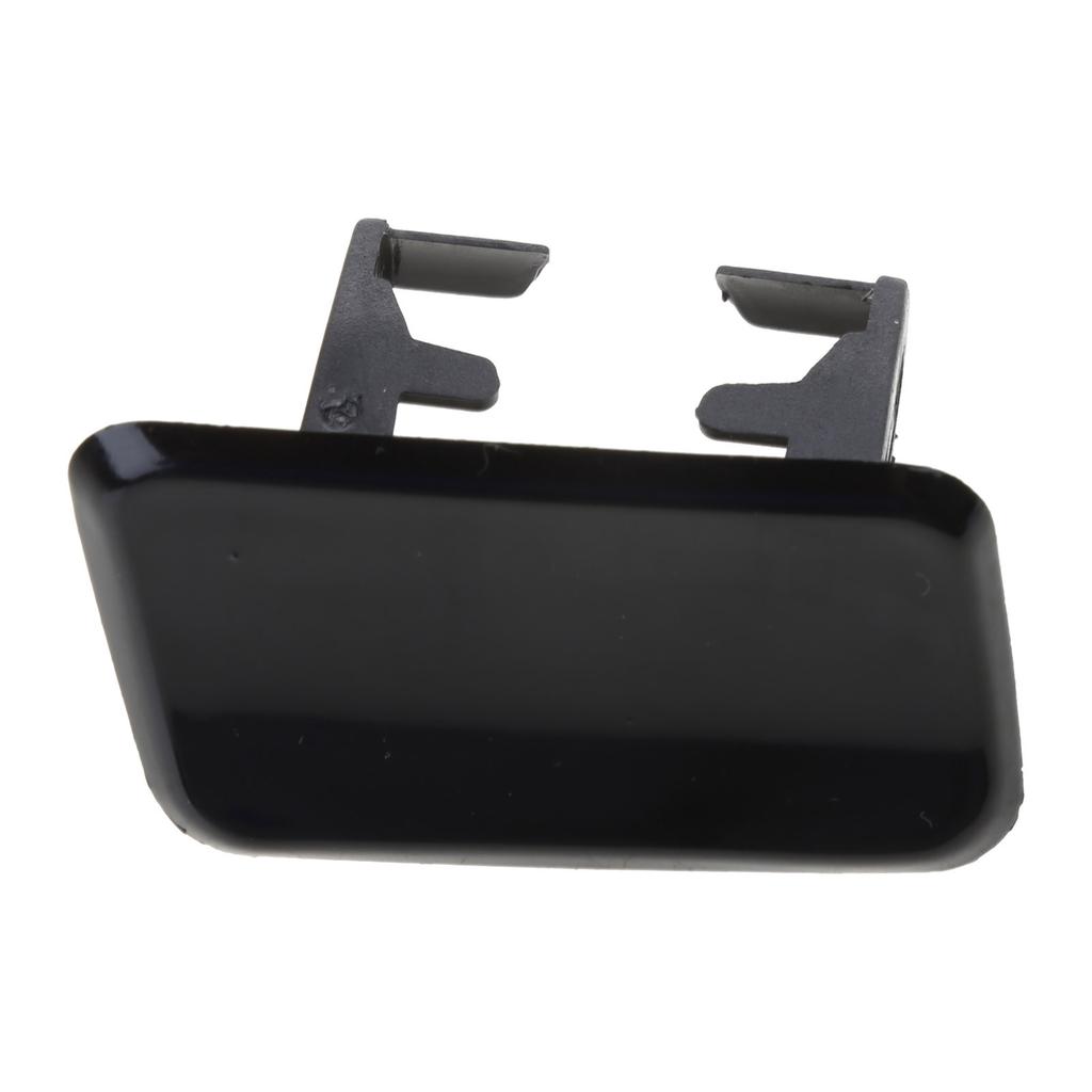 1 Pair Headlight Washer Nozzle Cover Caps Replacement for X3 E83 61673416176 61673416175 Car Repairing Accessories Black