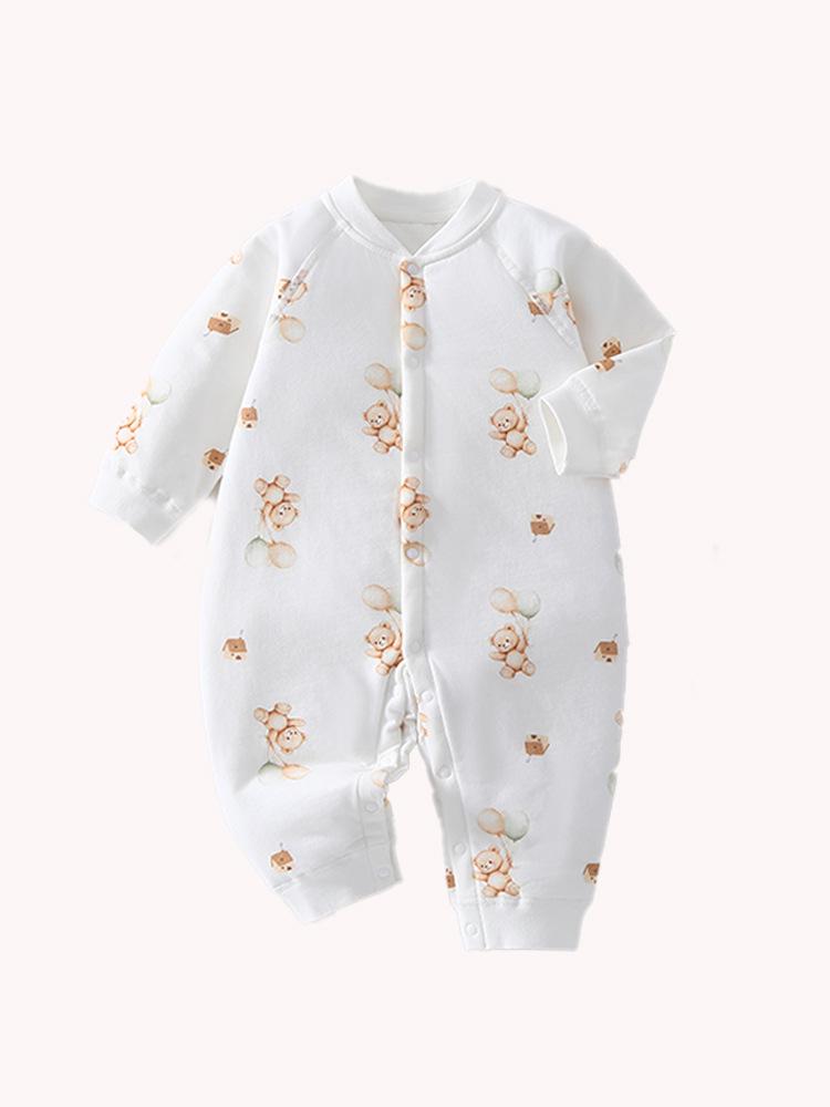 2026 Spring 40g Thin Cotton Long Sleeve Newborn Romper