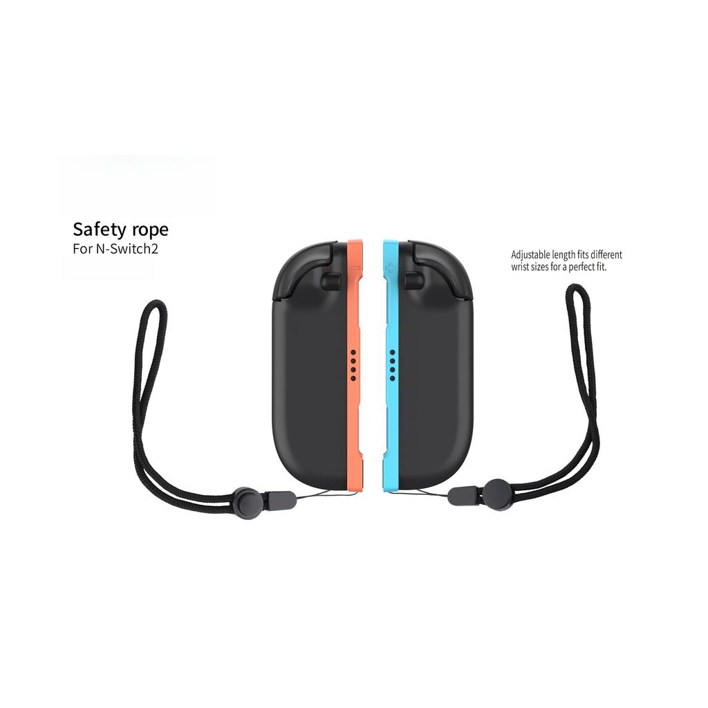Upgraded Wrist Strap for Switch 2 Gamepad, Teflon Surface for Quiet & Smooth Use, Anti-Slip & Adjustable