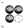 4pcs 60mm Car Tyre Wheel Center Hub Cap Badge For Toyota C-hr Prado Rav4 Yaris Hilux Prius Avensis Corolla Camry Accessories