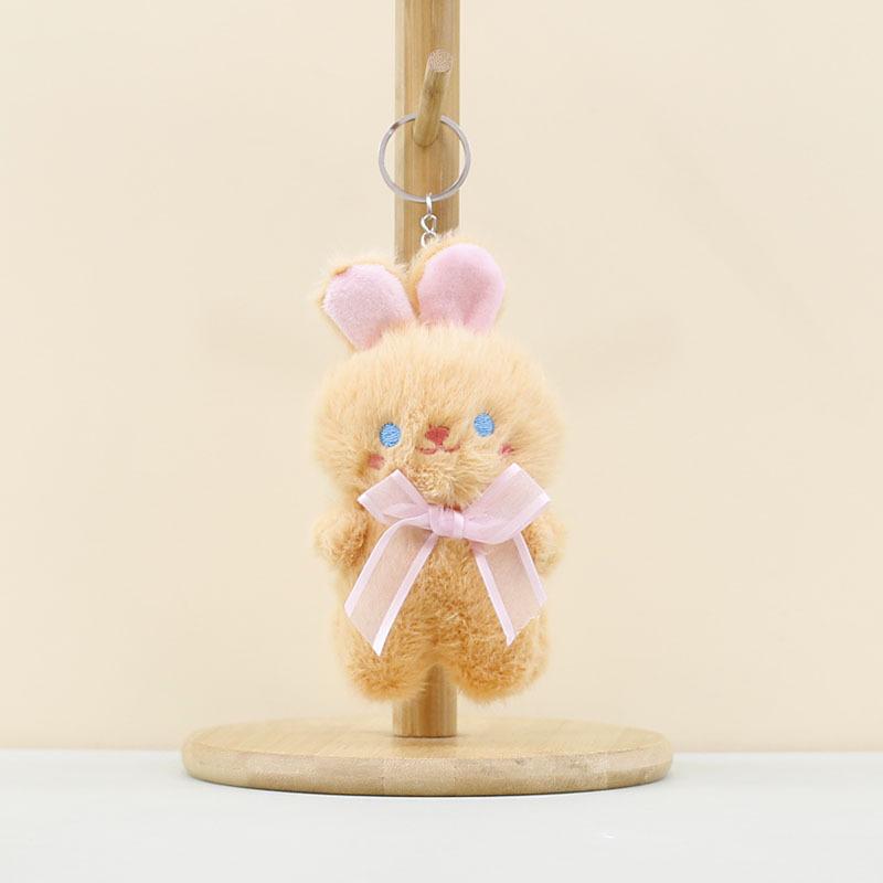 Bear Whimsical Stuffed Keychain And Lovely Bunny Bag Pendant For Use Everyday