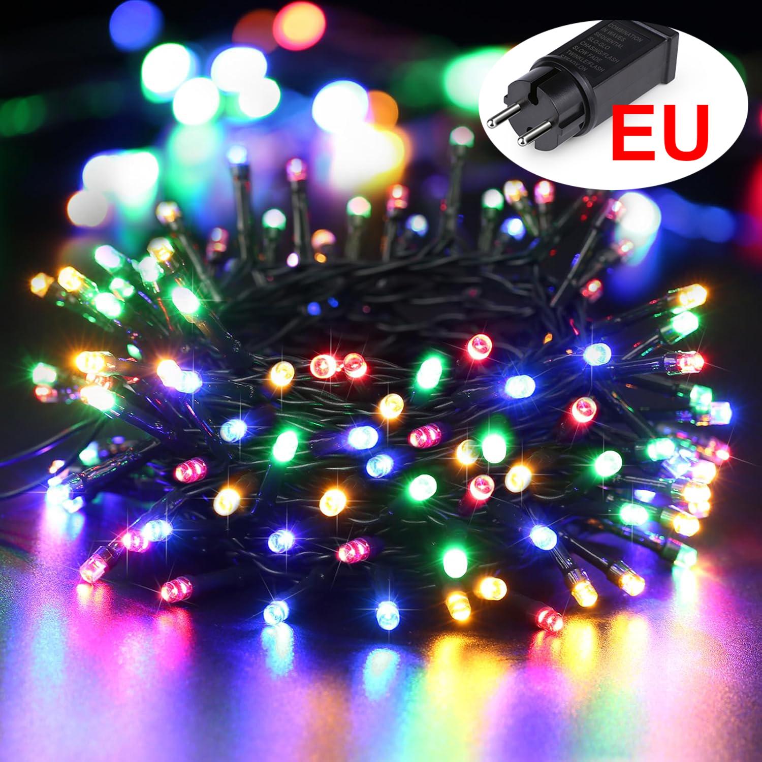 

Освещение для дома 100-1000 светодиодных рождественских огней, 8 функциональных светодиодных гирлянд W/WW/RGB для дома, улицы, Рождества, сада, декоративных 20M 65FT