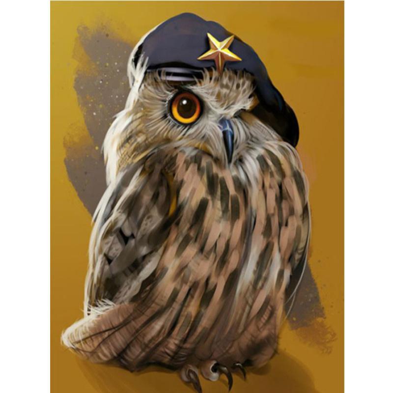 5D DIY Diamant Malerei Zauberhut Eule Diamant Stickerei Kreuzstich Kit voller Strass Mosaik Home Decor